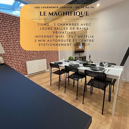 Les 3 Suites - 6 Personnes - 3 Chambres Avec Sdb Privatives 朗斯 外观 照片