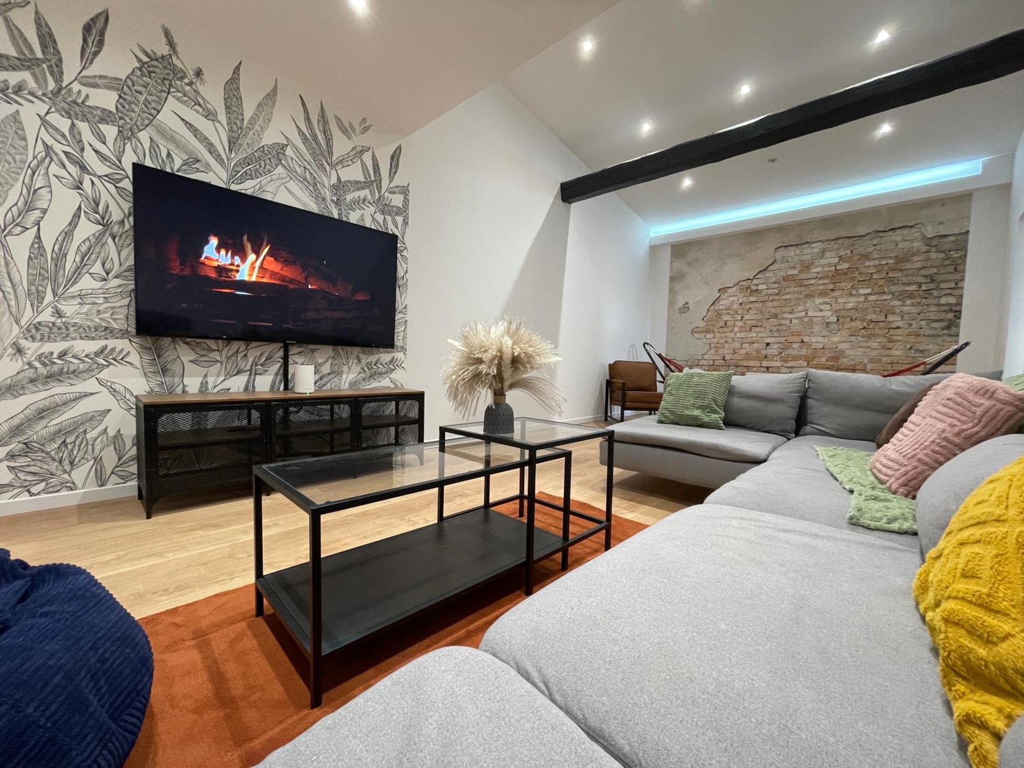 Les 3 Suites - 6 Personnes - 3 Chambres Avec Sdb Privatives 朗斯 外观 照片