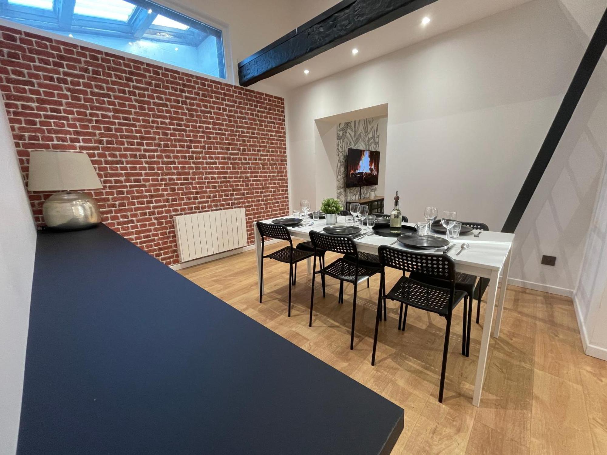 Les 3 Suites - 6 Personnes - 3 Chambres Avec Sdb Privatives 朗斯 外观 照片